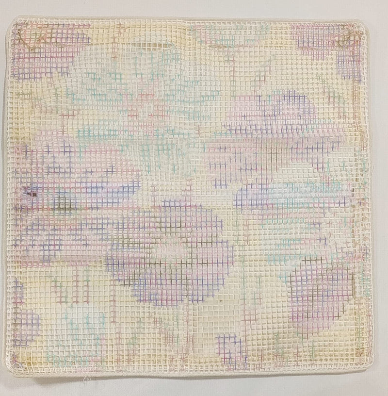 LAPATAIN Latch Hook Kits for DIY Throw Pillow Cover,Purple Flowers Pattern Needlework Cushion Cover Hand Craft Crochet for Great Family 17x17inch Style A - NewNest Australia