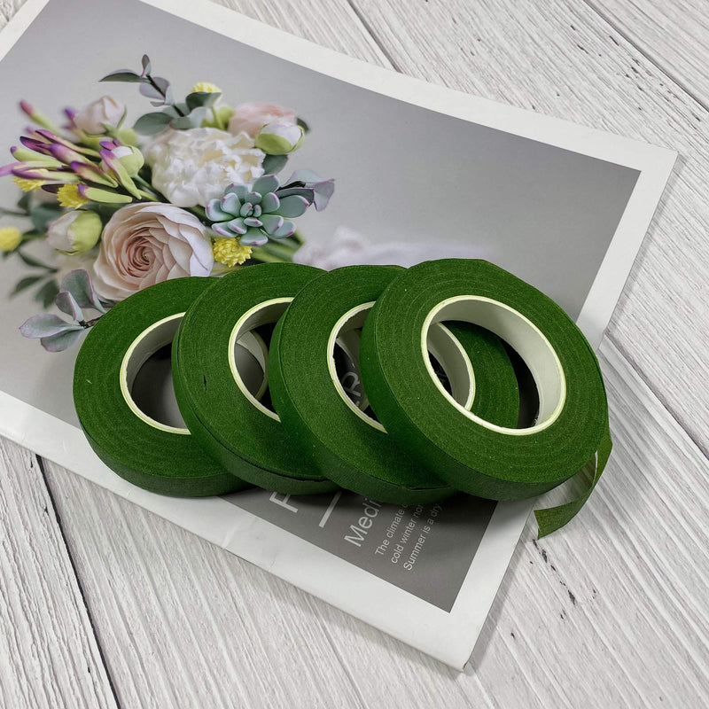 zYoung 4 Rolls 1/2" Wide 30Yard/Roll Floral Tapes for Bouquet Stem Wrap Floral Arranging Craft Projects Corsages, Wedding Bouquet - NewNest Australia