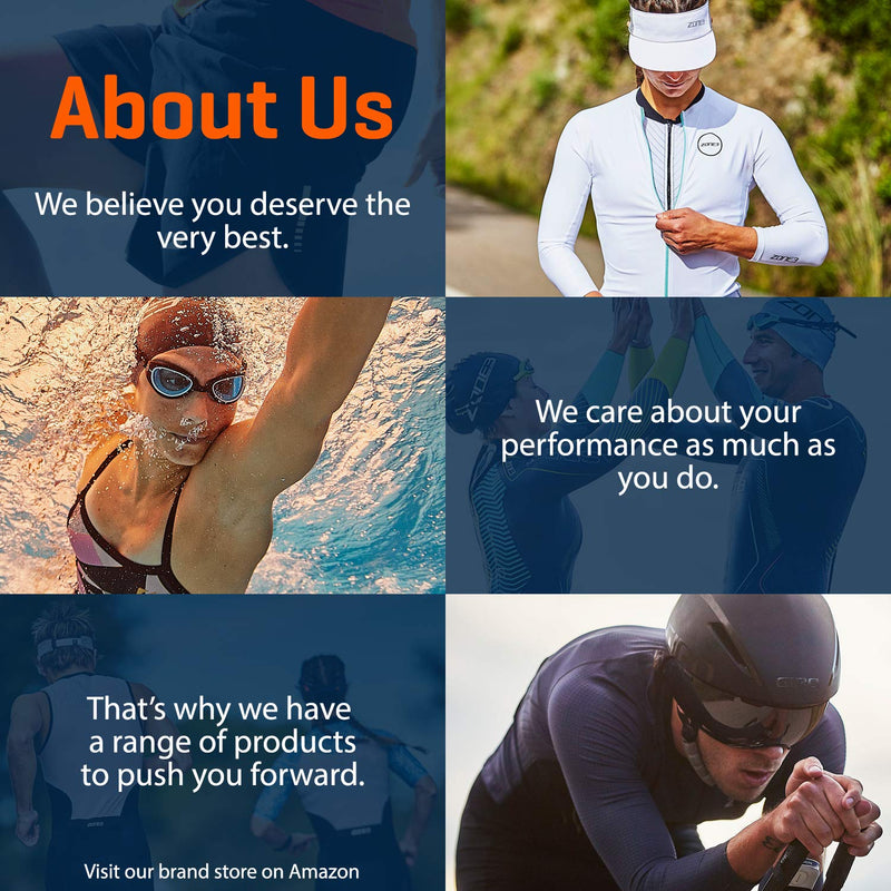 ZONE3 Attack Swim Goggles Polarized - Navy/Neon Orange - NewNest Australia