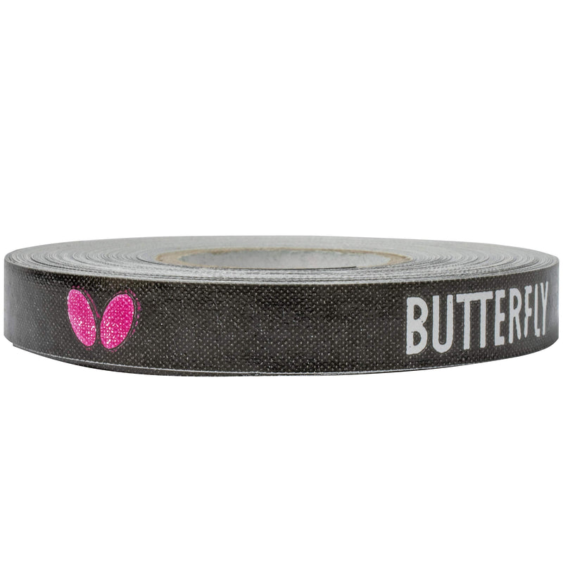 Butterfly Side Tape - 9 mm Width - Black and Magenta - Side Tape to Protect The Edges of Your Table Tennis/Ping Pong Paddles - Available in 1m (2 Rackets) 10m (20 Rackets) and 50m (100 Rackets) - NewNest Australia