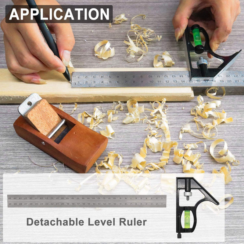 boeray 9" Adjustable SpokeShave with Flat Base, 3pcs Metal Blade and 1pcs Portable Woodworking Planes Wood Working Hand Tool and Level Ruler Perfect for Wood Craft, Wood Craver, Wood Working A - NewNest Australia