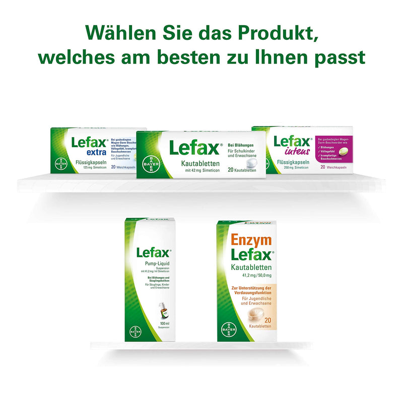 Lefax Intens Lemon Fresh micro granules for severe flatulence and other gas-related complaints such as pressure and fullness, cramp-like abdominal pain, ideal for on the go, 50 bags of 50 pieces (pack of 1) - NewNest Australia