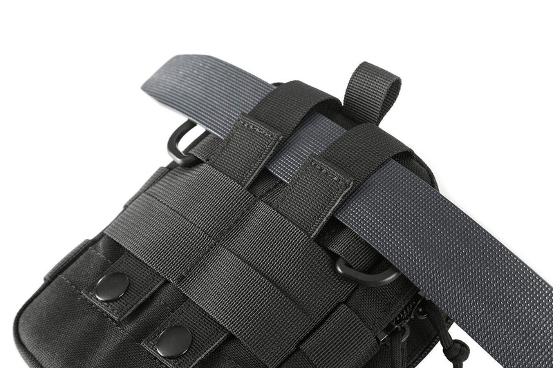 LefRight Tactical Phone Holster Pen Holder Molle EDC Belt Organizer Vest Attachment Pocket Tool Kit Gadget Waist Utility Pouch Dog Treat Bag with D-Ring Locking Hook Buckles Carabiner Key Clip - NewNest Australia