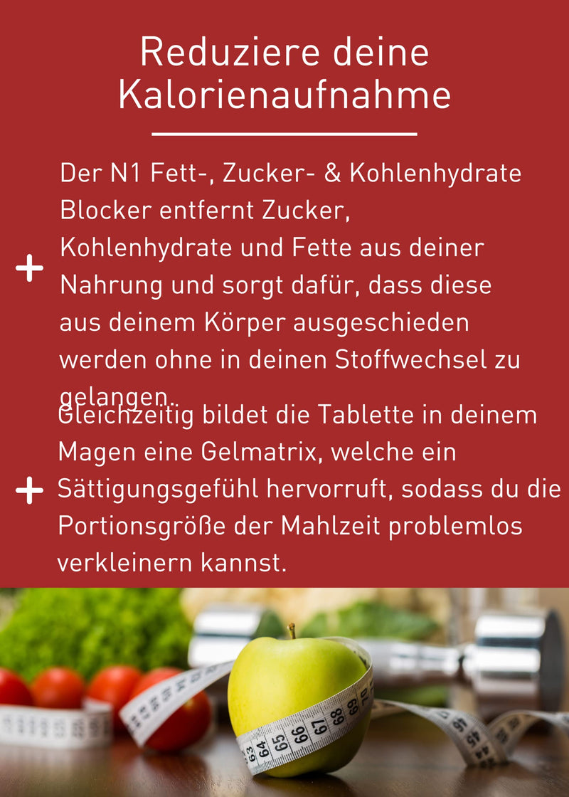 N1 fat blocker + sugar & carbohydrate blocker Medical product for the treatment & prevention of obesity - diet, lose weight tablets quickly - NewNest Australia