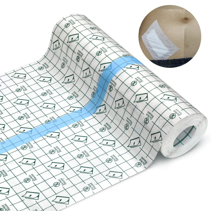 Peritoneal Dialysis Shower Protector Peritoneal Dialysis Belt Waterproof Transparent Dressing Wound Cover Bandage Tape for Swimming Post Surgical Scar Therapy Dressings, 8 x 197 Inches 8 x 197 Inch - NewNest Australia