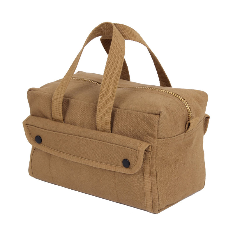 Rothco Mechanics Tool Bag with Brass Zipper Coyote Brown - NewNest Australia