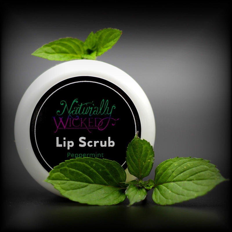 Naturally Wicked® Peppermint Lip Scrub 15ml | Natural, Vegan & Cruelty Free - NewNest Australia