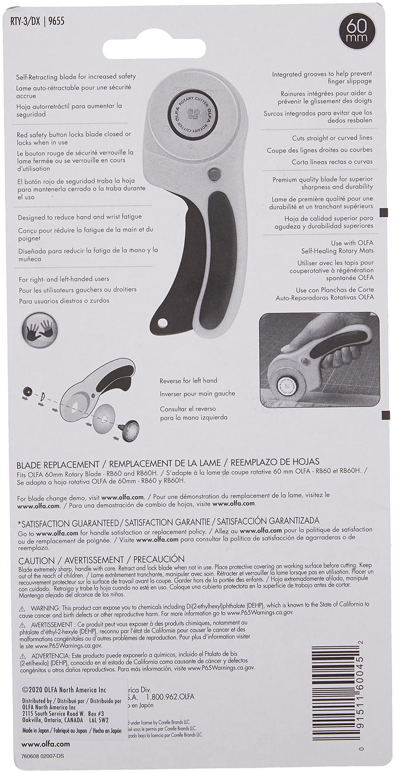 Olfa Deluxe Rotary Cutter (60mm) - NewNest Australia
