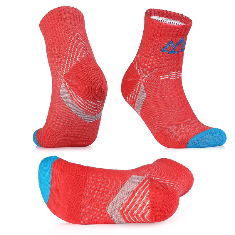 innotree 5 Pack Women's Cushioned Hiking Walking Running Socks, Crew Ankle Socks M (Womens 6-10 Us Size) - NewNest Australia