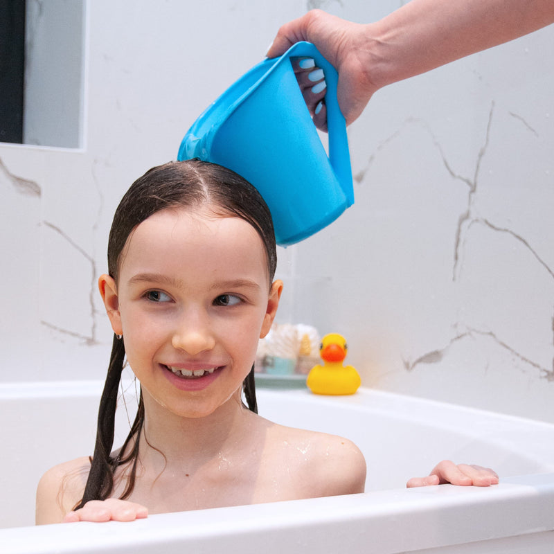 FRESH FROG Cascada Rinse Cup | Tear-Free Waterfall Rinser | Made in USA (Blue) Blue - NewNest Australia