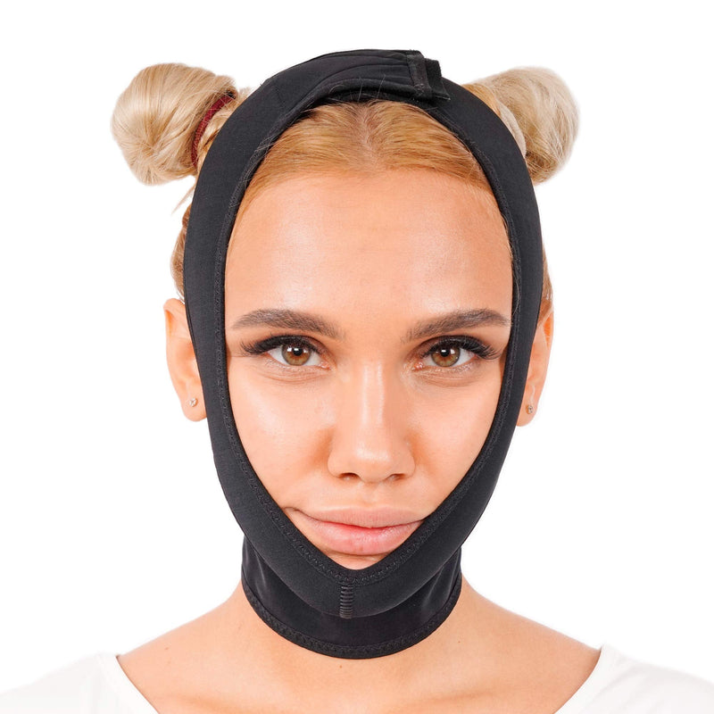 Chin Compression Garment After Liposuction Surgery, Neck Cover Strap Bandage (Small (Pack of 1)) Small (Pack of 1) - NewNest Australia