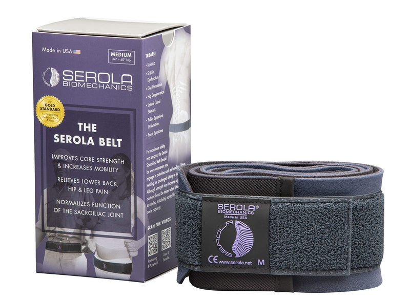 Serola Maternity & Pregnancy Support Belt, Comfortable Pelvic, Waist , Back and Abdomen Support, Belly Brand Brace for Sports and Leisure , Blue Colour, Medium (34 to 40 Inc Hip) - NewNest Australia