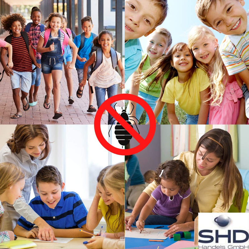 Shd Anti-Lice Hair Bobbles In Pack Of 20 (5 Packs Of 4 Hair Bobbles) Anti Lice Hair Band 100% Natural Protection Deet Free Effective For Up To 15 Days 3 Years Shelf Life - NewNest Australia