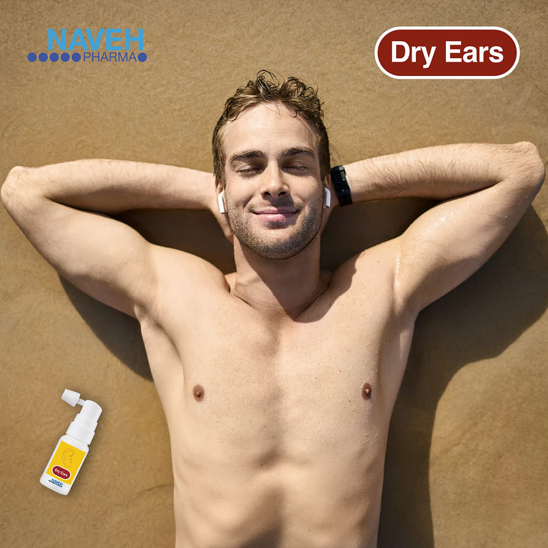 NAVEH PHARMA Dry Ears -Swimmers Ear Drops Spray - Ear Drying Drops for Swimmers Adults and Kids/Remove Water Trapped in Ears and Prevent Pain, Infection, and Hearing Loss (30 ML) - NewNest Australia