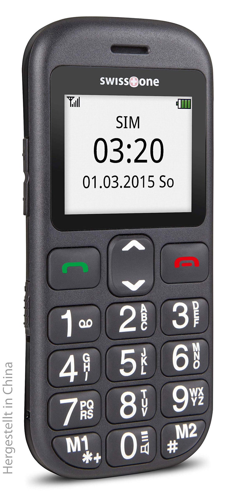 swisstone BBM 320c - GSM- All Carriers 1 GB mobile phone with large illuminated color display, black single - NewNest Australia