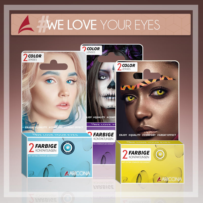 aricona contact lenses daily lenses - green contact lenses colored - Magic Green - Halloween contact lenses without strength for Halloween & costume parties - NewNest Australia