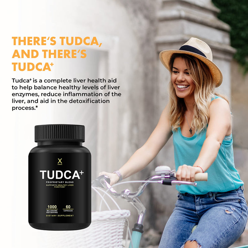TUDCA+ 1000mg (Tauroursodeoxycholic Acid) - Third Party Tested - Liver Support Supplement, 1000mg Per Serving, Liver Health Aid for Detox and Cleanse - Tudca Bile Salt - by HumanX - NewNest Australia
