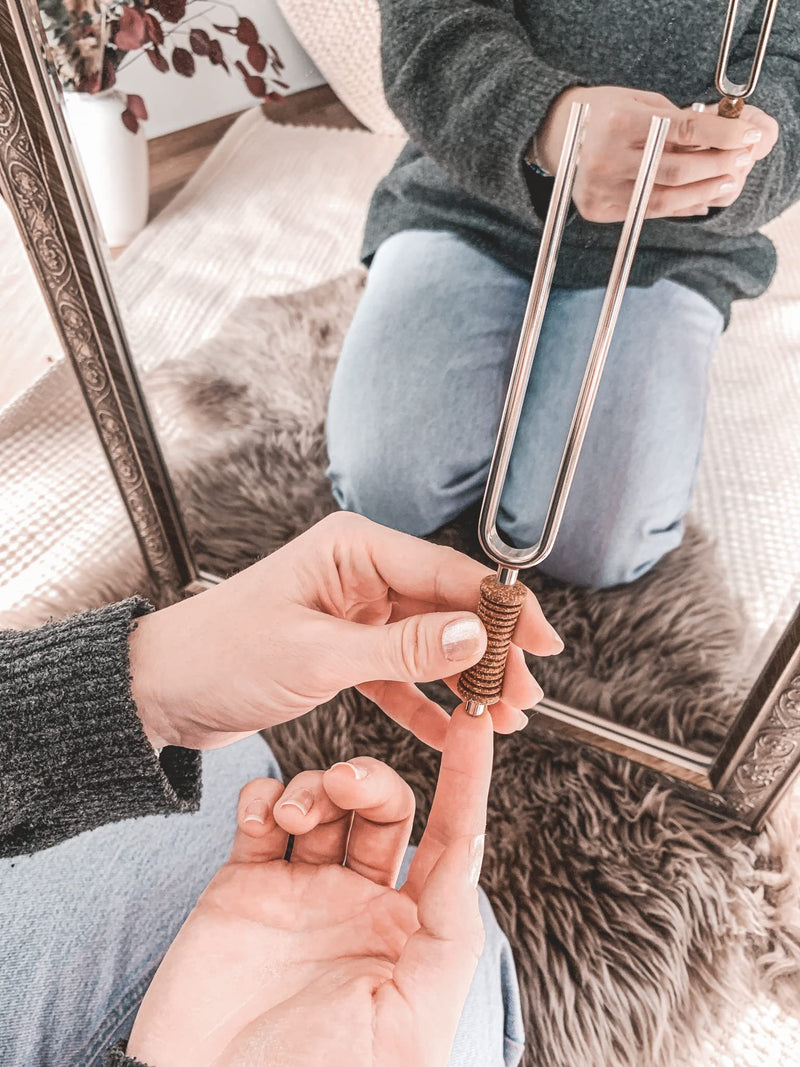 Sonic Energy Planetary Tuning Fork - Schumann Frequency (250.56 Hz / H3) - Tuning Fork for Meditation and Therapy - Nickel Plated Steel (TF-SF) Schumann Resonance - NewNest Australia