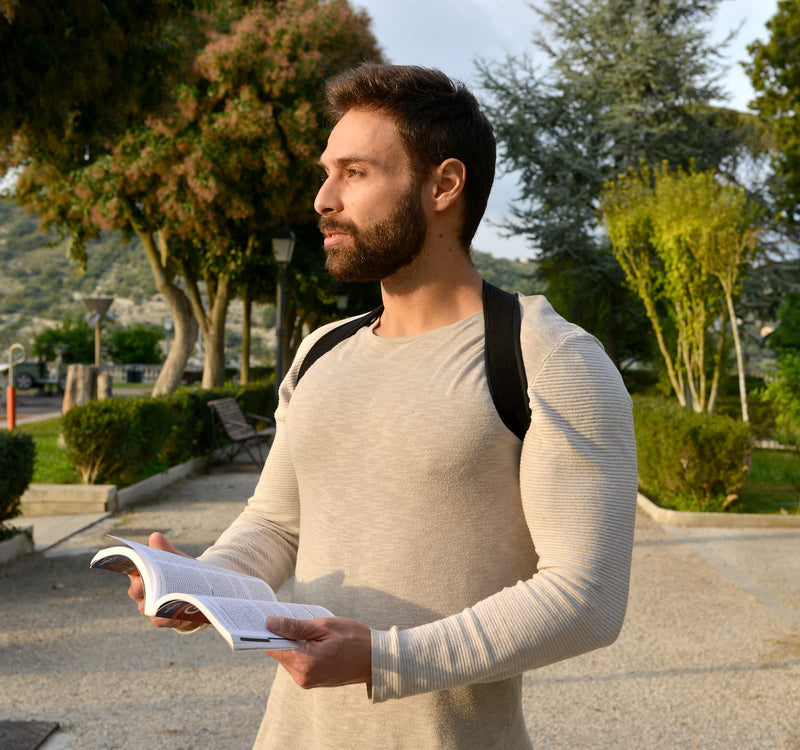 Sporttherapy Shoulder Strap Posture Corrector Back Straightener Made Of Breathable Fabric Straight Back Through Clavicle Orthosis Posture Corrector Certified Medical Device (S) - NewNest Australia