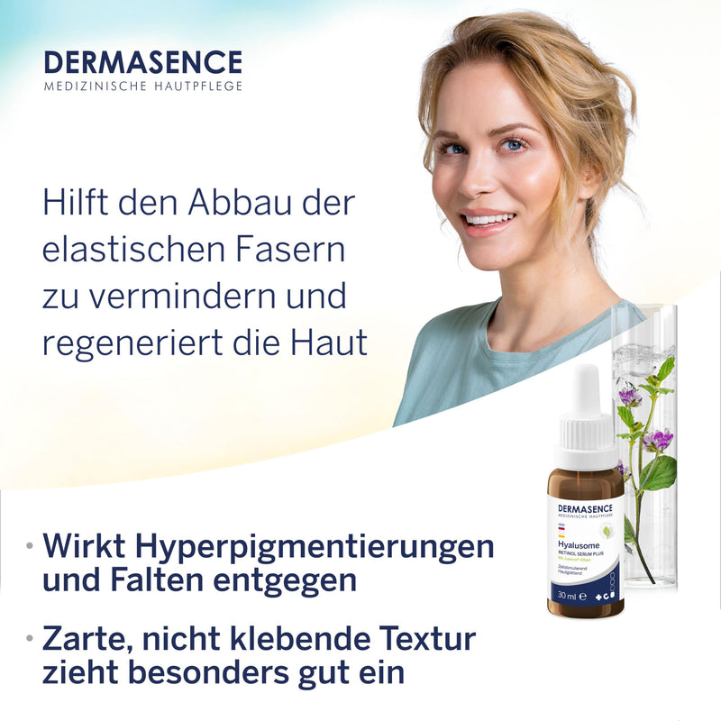 DERMASENCE Hyalusome Retinol Serum plus, 30 ml, cell stimulating, skin smoothing - NewNest Australia