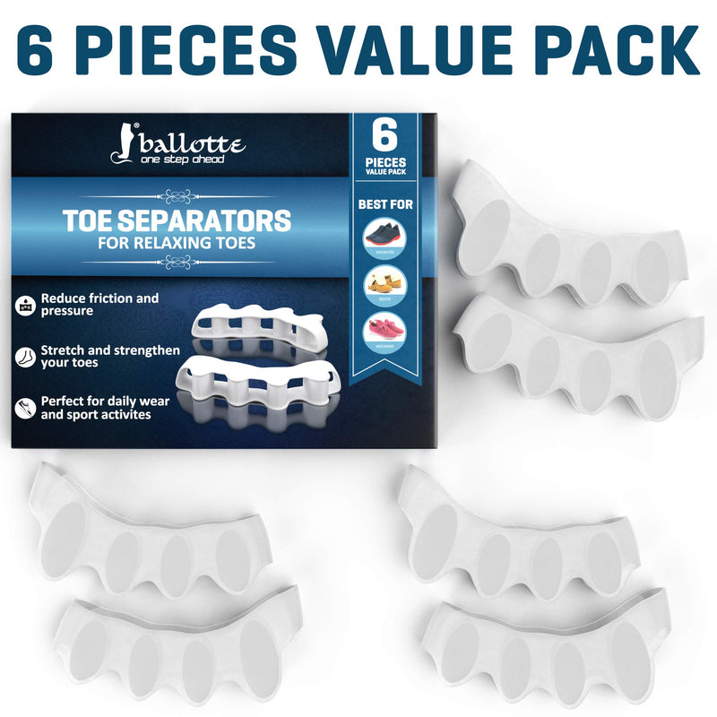 Toe Separators for Overlapping Toes, Toe Spacers - Soft and Gentle Bunion Correction, Toe Straighteners for Active Lifestyles and Yoga Practice, Correct Toes, Rapid Rubbing, Pressure, and Pain Relief - NewNest Australia