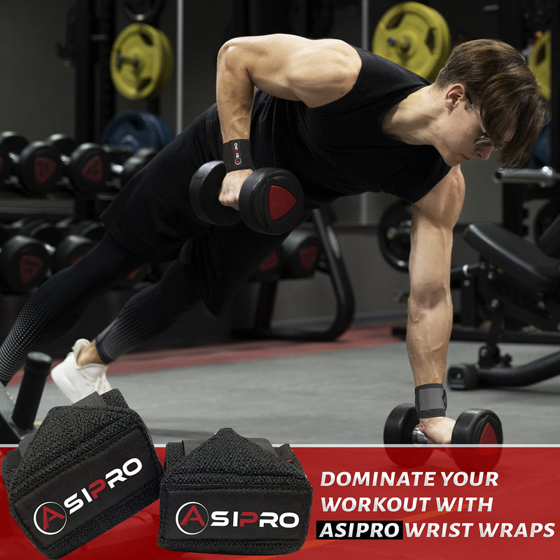 Asipro Wrist Bandages Fitness Professional Wrist Wraps Wrist Wraps For Calisthenics, Bodybuilding & Strength Training Fitness Wrist Protection Sports Bandage Wrist Pair 2 Wrist Support Sports - NewNest Australia