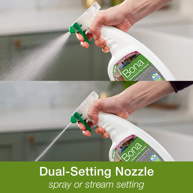 Bona Hard-Surface Floor Cleaner Spray, for Stone Tile Laminate and Vinyl LVT/LVP, Unscented, 22 Fl Oz Unscented  - NewNest Australia