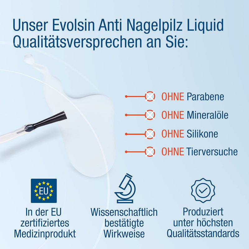 - Evolsin Anti-Nail Fungus Liquid I 10 Ml I Scientifically Tested Remedy Against Nail Fungus I Fast And Intensive Nail Fungal Treatment - Works In 20 Seconds - NewNest Australia