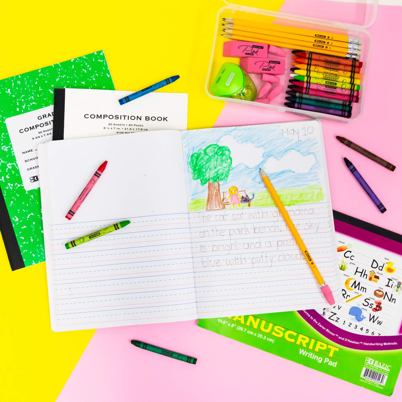 BAZIC Pink Eraser Top, Latex Free Pencil Tops Erasers, Arrowhead Caps Erasers for Kids Student Bulk Packs for School Supplies, Total 144 Count 144-count 1-Pack - NewNest Australia