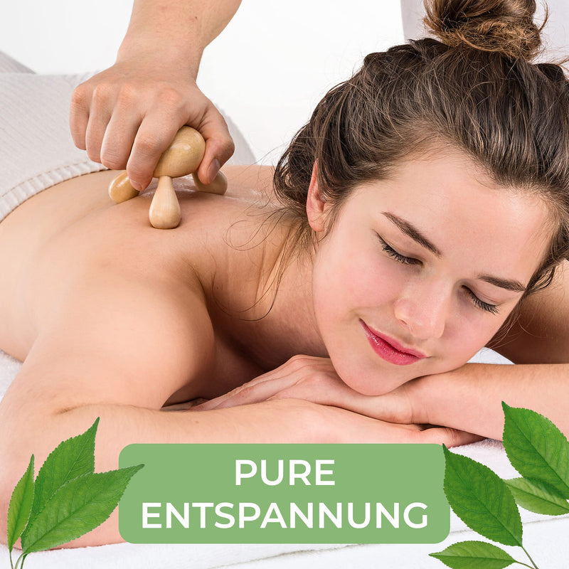 Ergo Massage Aid / Massager Made Of Cherry Wood, Oilproof, Relaxation For Back, Neck, Arms And Legs, Top Hygiene Thanks To Oil-Resistant Painting, Quality From Massage-Expert - NewNest Australia