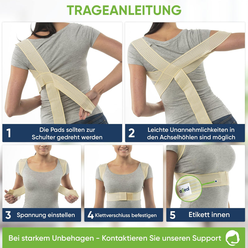 Best Medical Orthopedic Posture Correction Straightener, beige - NewNest Australia