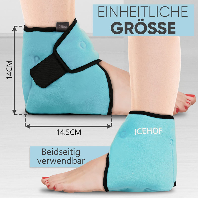 Icehof Cooling Pads Ankle Cooling Bandage Ankle Brace With Cooling Gel Cold Therapy Ankle Rheumatism Chemotherapy Ankle Pain Ankle Bandage One Size (Pack Of 1) - NewNest Australia