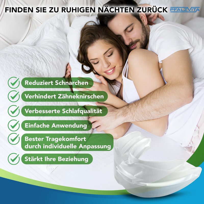 PFALZVITA anti snoring splint - effective snoring stopper - grinding splint for night, dental splints against snoring and teething for men and women - NewNest Australia