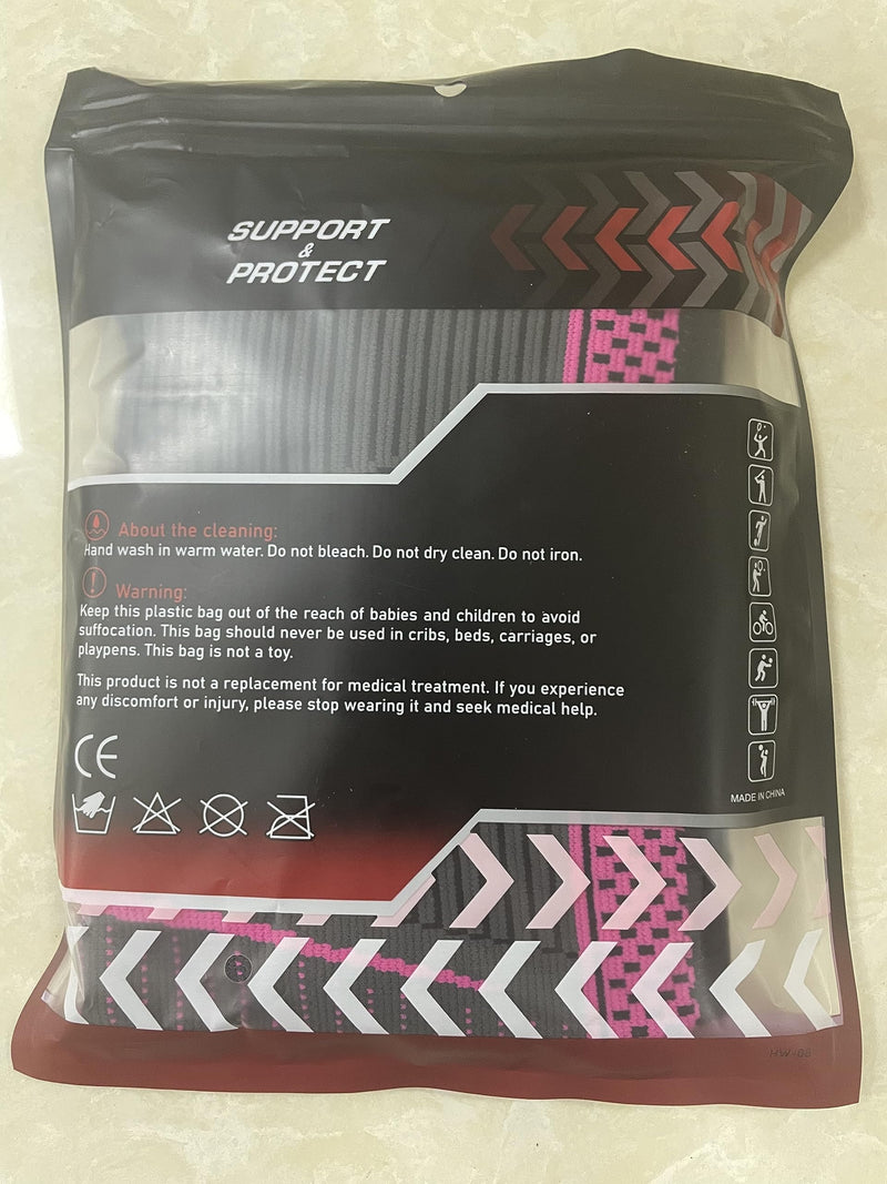 Ruilala Knee Support 1 Piece Knee Support With Adjustable Velcro Bandage Compression Knee Brace For Men Women For Arthritis Acl Meniscus Tear Sports Fitness Weightlifting Jogging (Rose Red, Xxl) - NewNest Australia