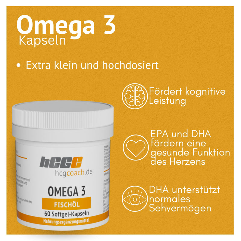 hCGC® stabilization package for 21 days of metabolic treatment - complete set with vitamin complex, OPC grape seed, MSM & Omega-3 capsules - NewNest Australia
