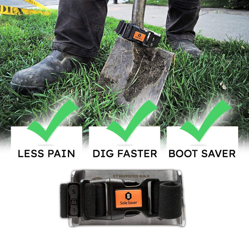 Sole Saver,Safety Foot wear Tool, Boot Protector, Shovel Accessory, Gardening Tool,Foot Protector,Landscaping Work,Safety Tool,Irrigation,Construction,Any Digging Tool,Improves Digging Ability, - NewNest Australia