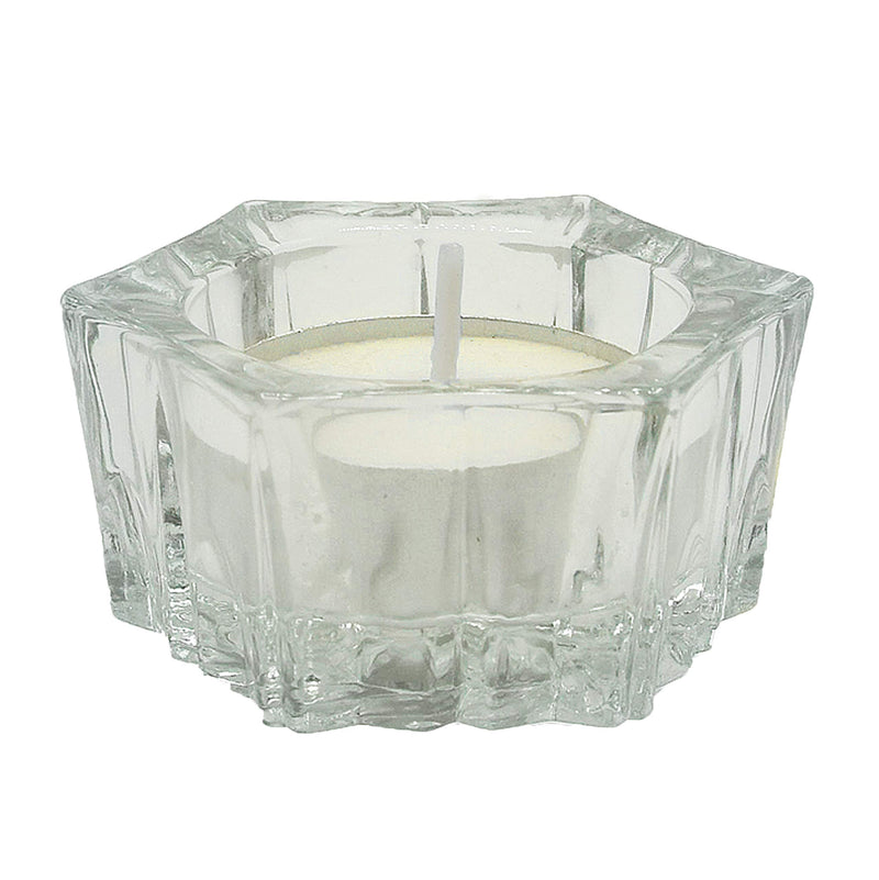 NewNest Australia - Crystal Tealight Holder - Shabbat Travel Candles - 2 Pack 