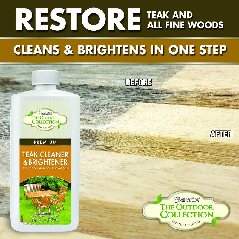 STAR BRITE - 52416 Star brite One-Step Teak Cleaner & Brightener 16 oz - NewNest Australia