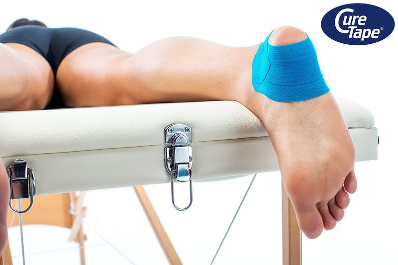 Curetape Kinesiology Tape (5 Cm X 31.5 M, Blue) | Waterproof And Latex-Free Kinesio Tape | Kinesio Tape With T√Úv Certificate | Sports Tape For Professionals | Physio Tape For Injuries And Complaints - NewNest Australia
