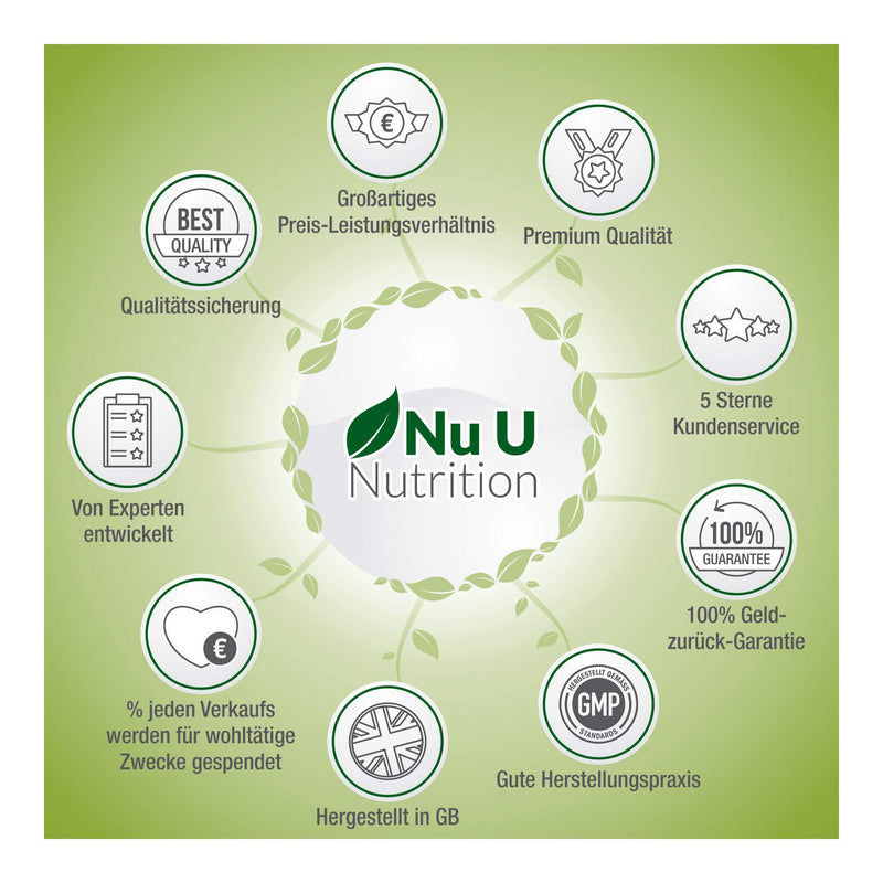 Probiotics Capsules 10 Billion Cfu ‚ For A Healthy Digestive System, Lactobacillus Acidophilus ‚ Suitable For Vegetarians ‚ 6 Month Supply 180 Capsules ‚ Nu U Dietary Supplement Nutrition - NewNest Australia