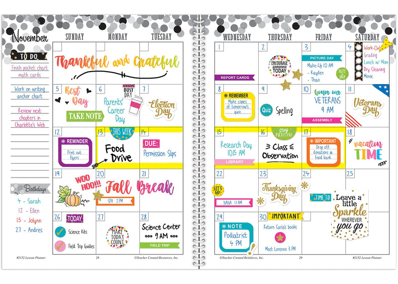 Confetti Lesson Planner - NewNest Australia