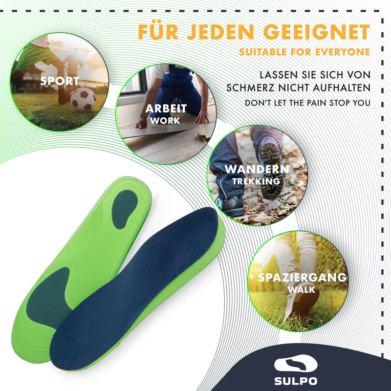 Sulpo 1 Pair Of Orthopedic Insoles, Insoles, Shoes, Shoe Insoles, Orthopedic Insoles, Heel Spurs, Women And Men, Insoles, Work Shoes, Insoles For Men And Women, Xs (36-37) - NewNest Australia