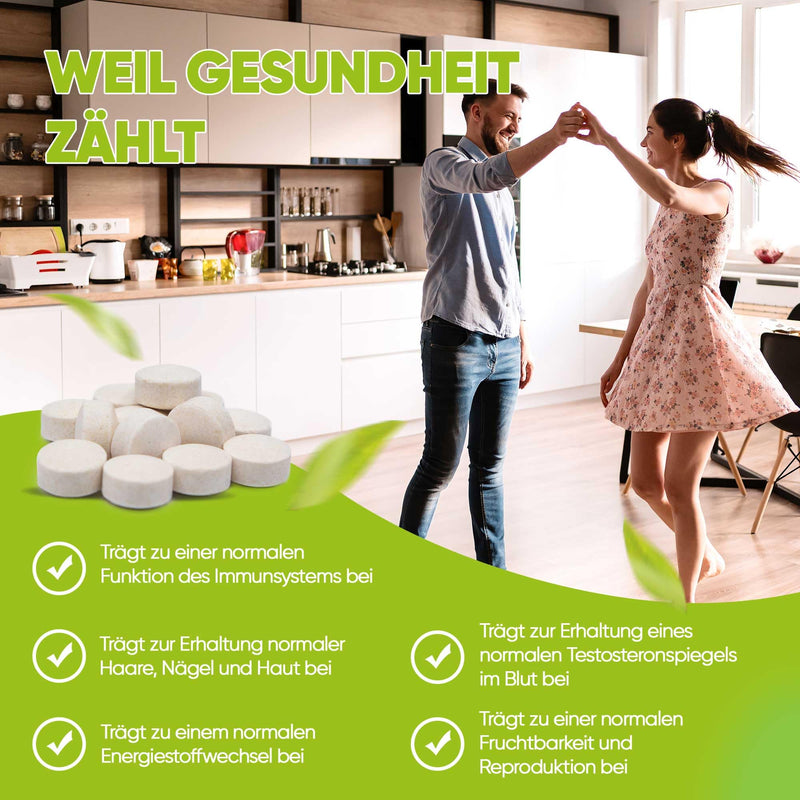 Geovis Zinc Complex ‚ High Dose ‚ 90 Tablets With 10 Mg Zinc + Manganese, Selenium And Chromium ‚ Minerals And Trace Elements ‚ Metabolism And Immune System ‚ Vegan ‚ Dietary Supplement - NewNest Australia