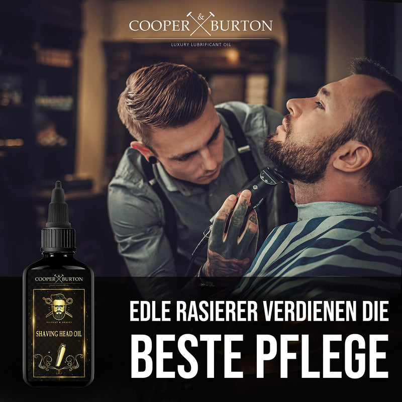 Shaver head oil & precision mechanics oil 50 ML clipper oil for hair clippers, hair cutting blades, beard trimmers & trimmers Razor & Safety Razor Oil | COOPER & BURTON light engine oil - NewNest Australia