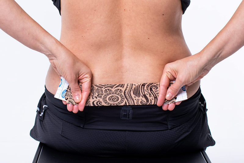 CureTape Art Printed Uncut Kinesiology Tape | 1 Roll 5cm x 5m | Waterproof Kinesiology Tape for Knee, Arm, Shoulder, Legs & Muscles | K Tape With The Best Adhesion | Injury Muscle Tape | Tattoo - NewNest Australia