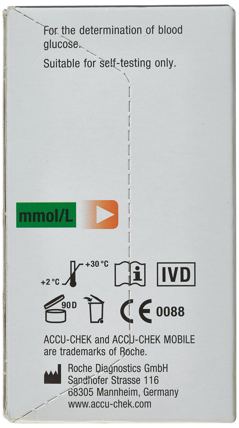 ACCU-CHEK mobile test cassette (pack of 100) - NewNest Australia