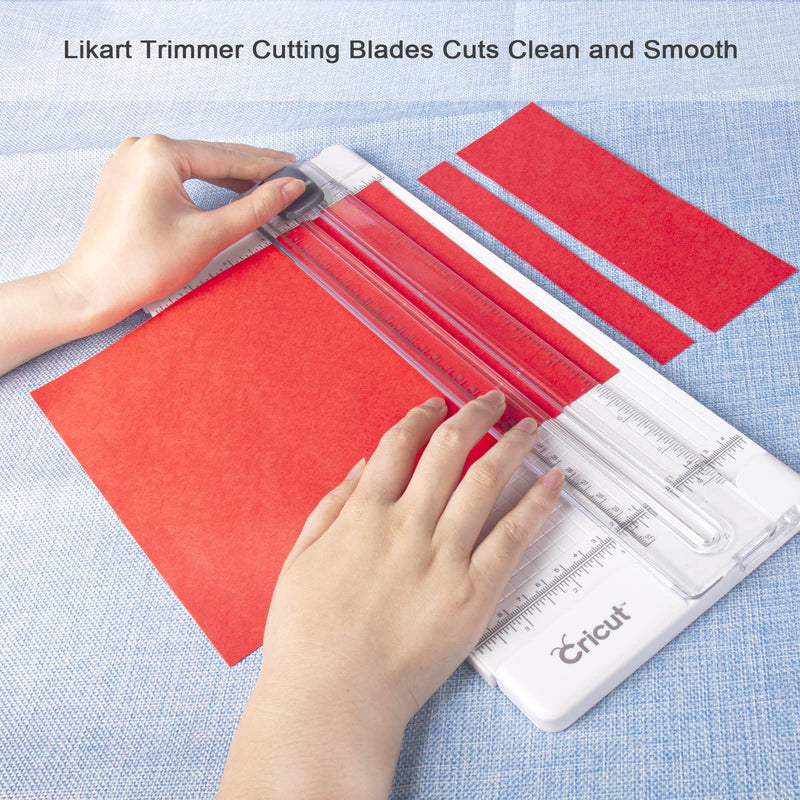 Likart 8 Pack Paper Cutter Replacement Blades for Cricut Portable Trimmer Replacement Blades for Cricut Cutter/Cricut Roll Holder/Xinart Paper Cutter(6 Cutting Blades & 2 Scoring Blades) - NewNest Australia