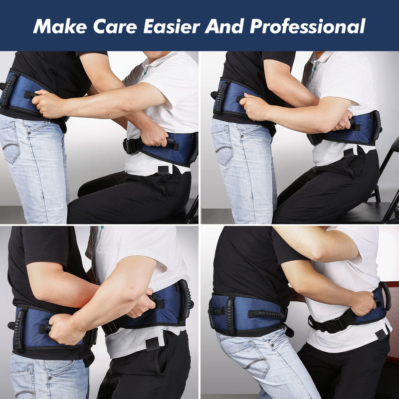 Gait Belt Transfer Belts with Padding Handle,Transfer Belts for Lifting Seniors with One-Click Buckle,Medical Nursing Gait Belt for Patient Assist - Pediatric, Elderly, Handicap, Physical Therapy - NewNest Australia