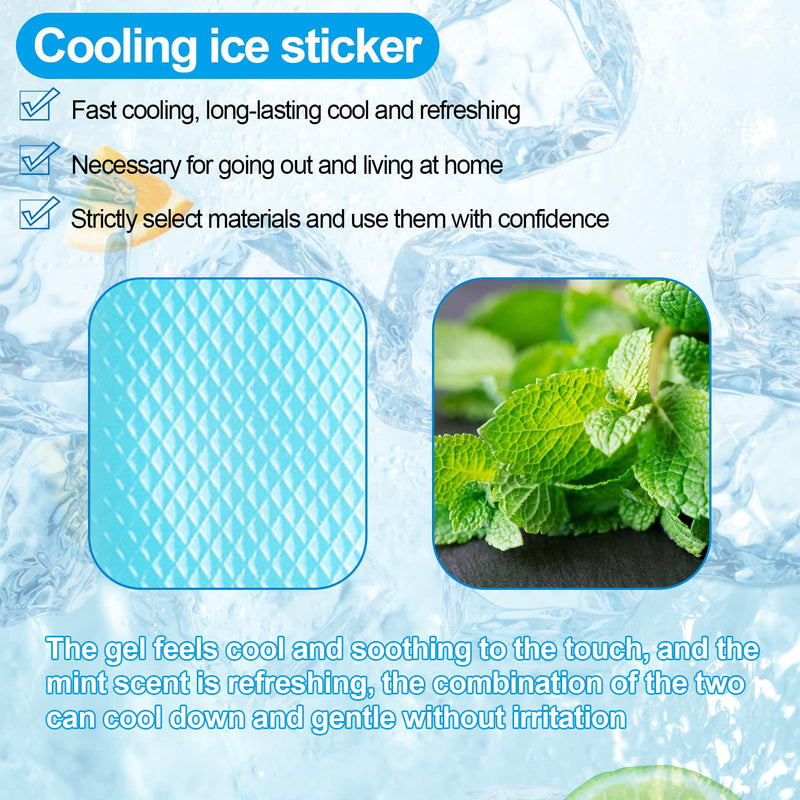 Pack Of 50 Cooling Plasters, Fever Plasters, Cool Pack For Kinking, For Heat Stroke Cooling Patches, Fever Complaints, Migraines, Cooling Headaches, Instant Cold Compress - NewNest Australia
