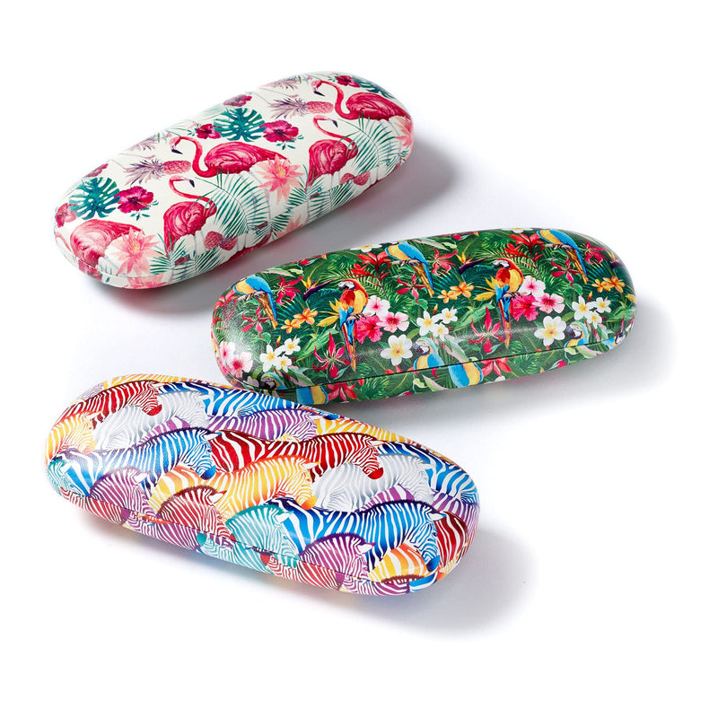 FEFI - Hardcase glasses case: WILDLIFE with matching microfiber cloth Flamingo - NewNest Australia